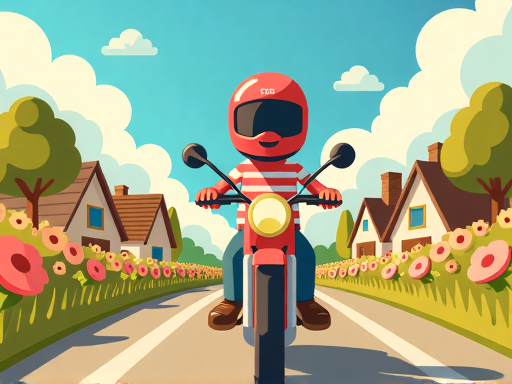 Motorcycle Speed Run